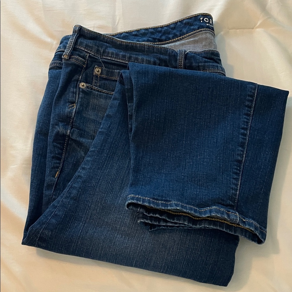 Blue Denim Boyfriend Jeans